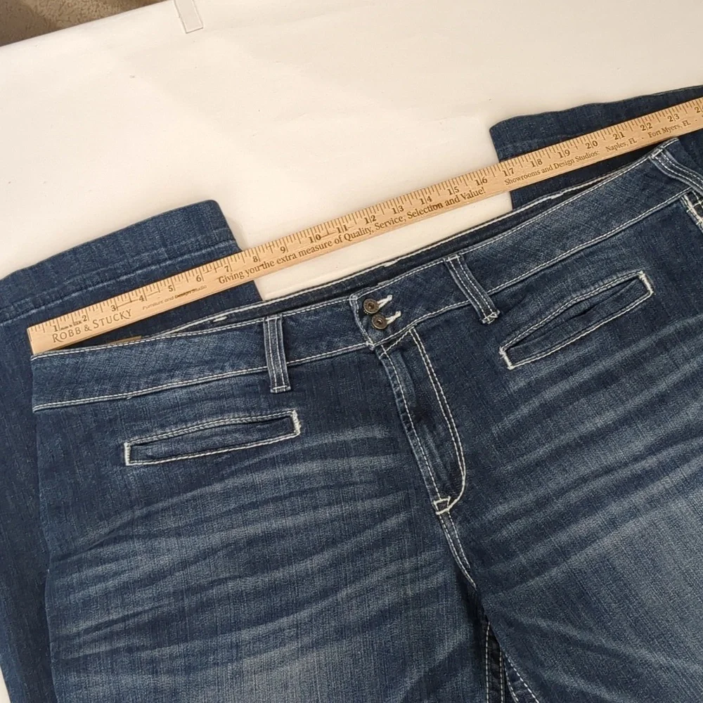 Ariat Women's Straight Leg Jeans - Blue - Picture 13 of 16